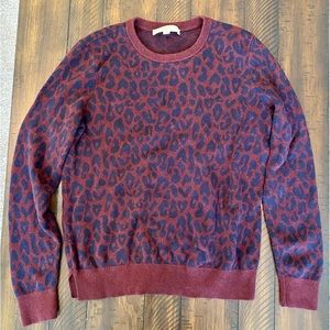 Loft leopard print sweater.